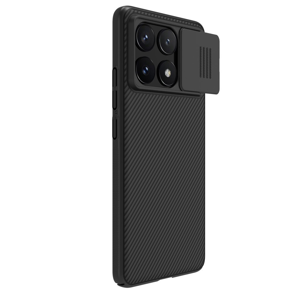 Xiaomi Poco X6 Pro Deksel med kameralinsebeskyttelse - CamShield, Svart