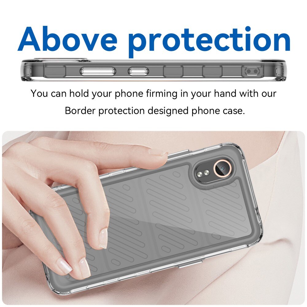 Samsung Galaxy Xcover 7 Crystal Hybrid-deksel, Gjennomsiktig