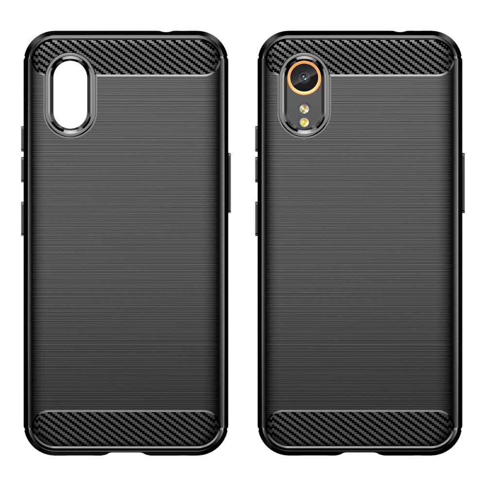 Samsung Galaxy Xcover 7 TPU-deksel Brushed, Svart