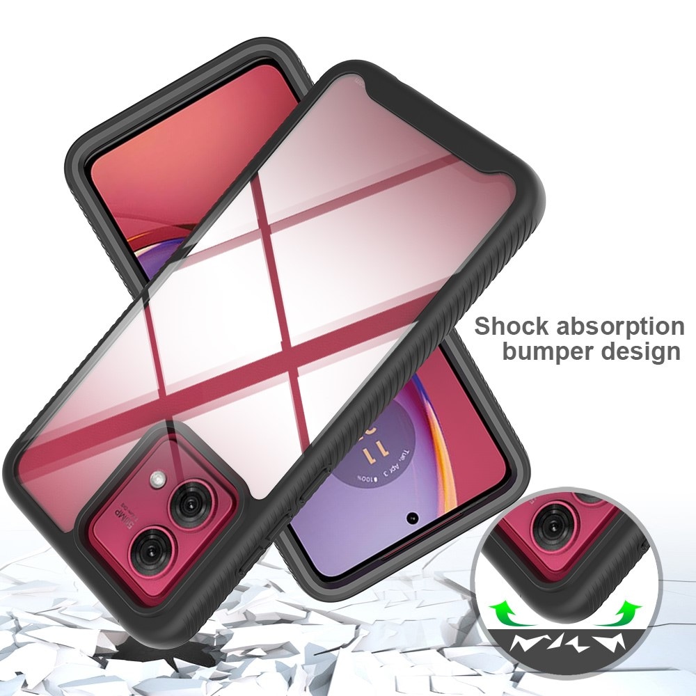 Motorola Moto G84 Deksel Full Protection, Svart