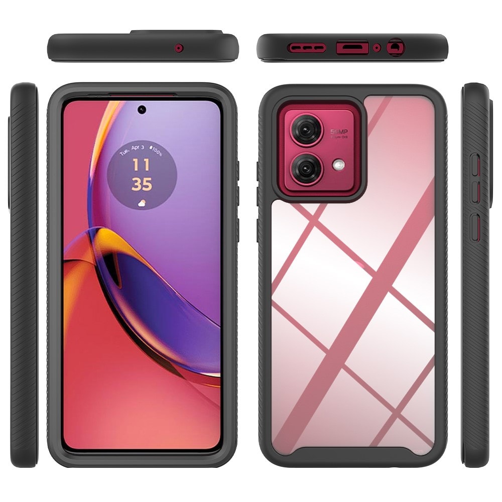 Motorola Moto G84 Deksel Full Protection, Svart