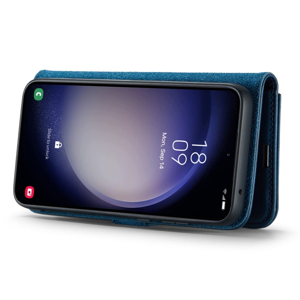 Samsung Galaxy S24 FE Lommeboketui med avtakbart deksel, Blue