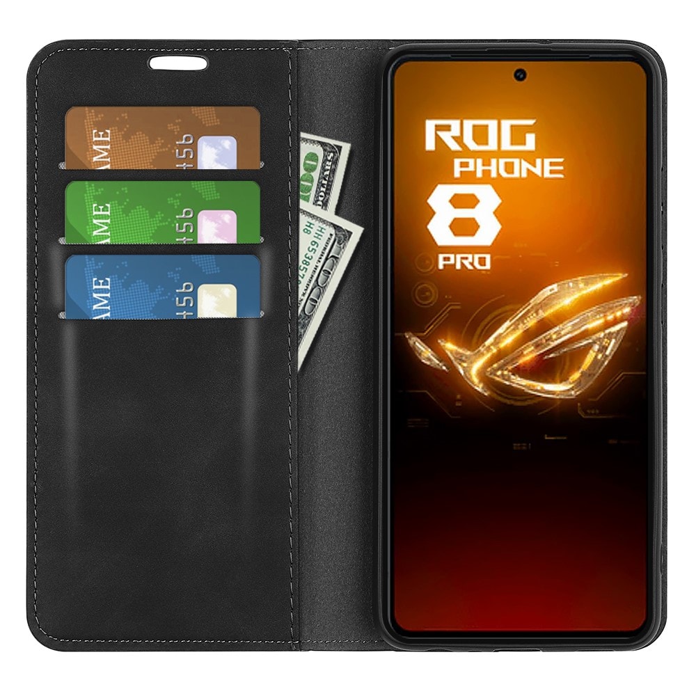 Asus ROG Phone 8 Slankt etui med kortlomme, Svart