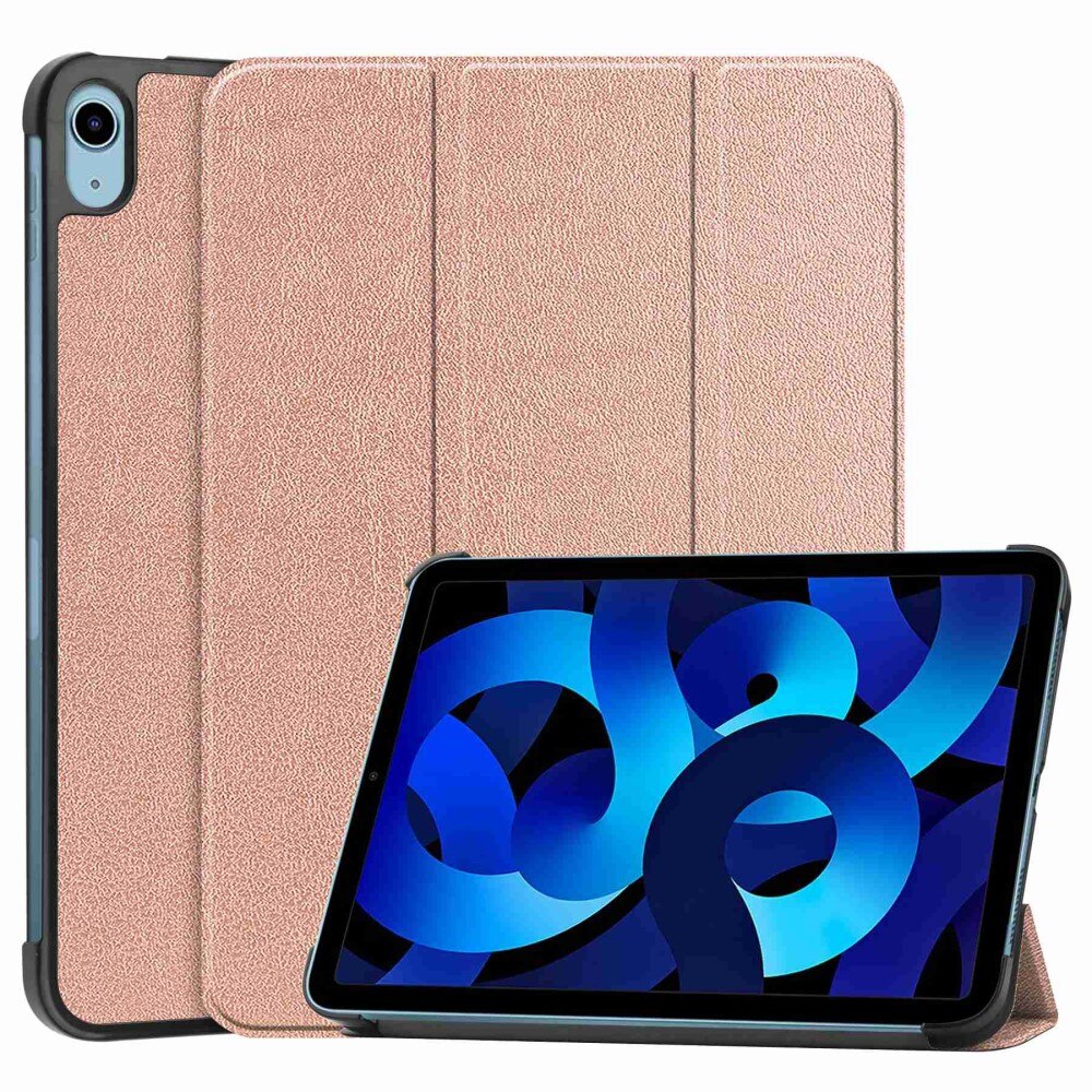 Apple iPad 10.9 10th Gen (2022) Tri-Fold etui, Rosegull