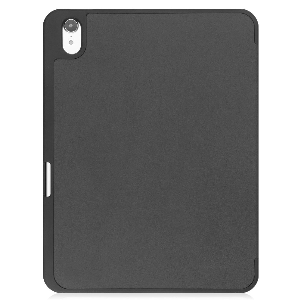 Apple iPad 10.9 10th Gen (2022) Tri-fold etui med pennholder, Svart