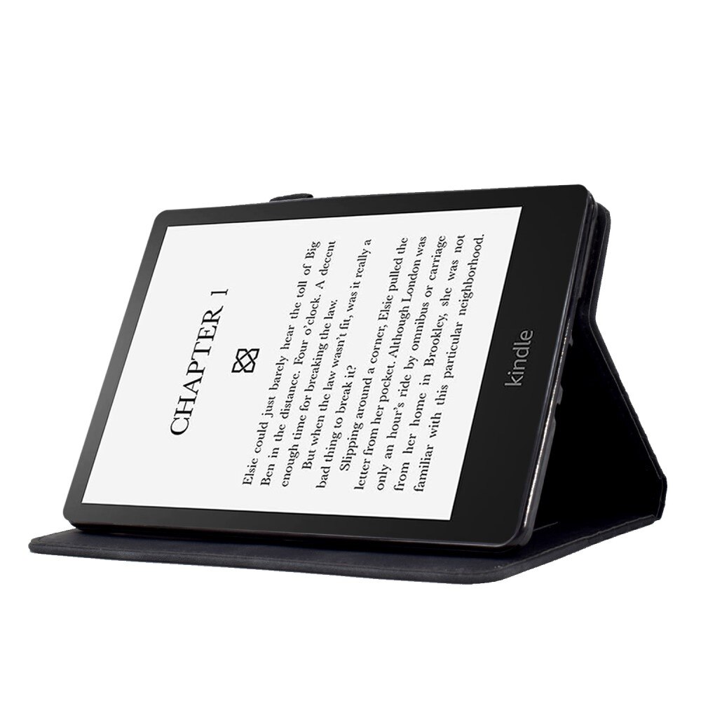 Amazon Kindle Paperwhite Signature Edition (2023) Stilig etui med kortlomme, Svart