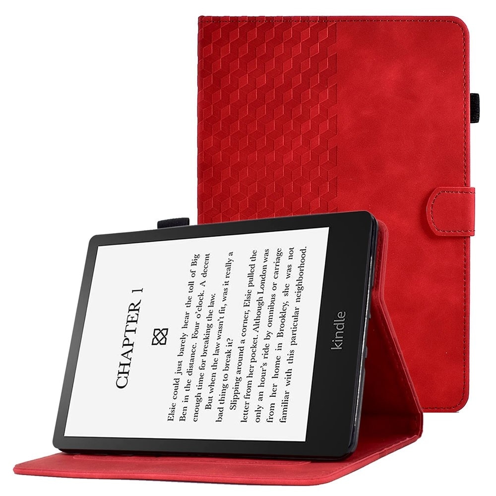 Amazon Kindle Paperwhite 11th gen (2021) Stilig etui med kortlomme, Rød