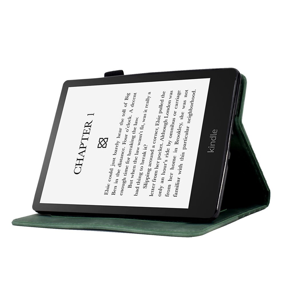 Amazon Kindle Paperwhite 11th gen (2021) Stilig etui med kortlomme, Grønn