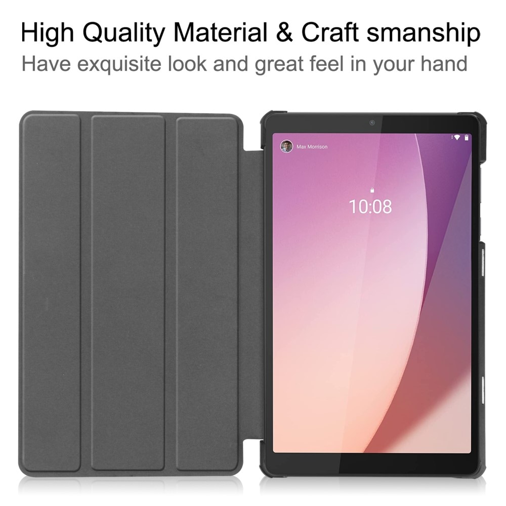  Lenovo Tab M8 (4th Gen) Tri-Fold etui, Svart