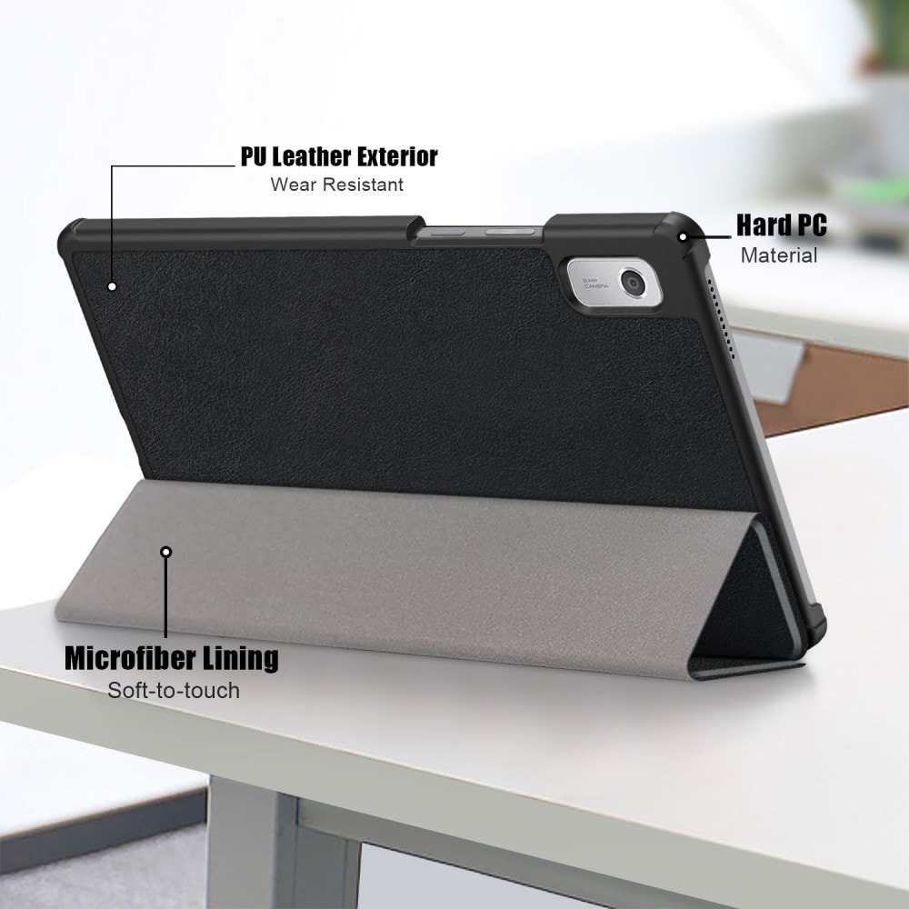 Lenovo Tab M9 Tri-Fold etui, Svart