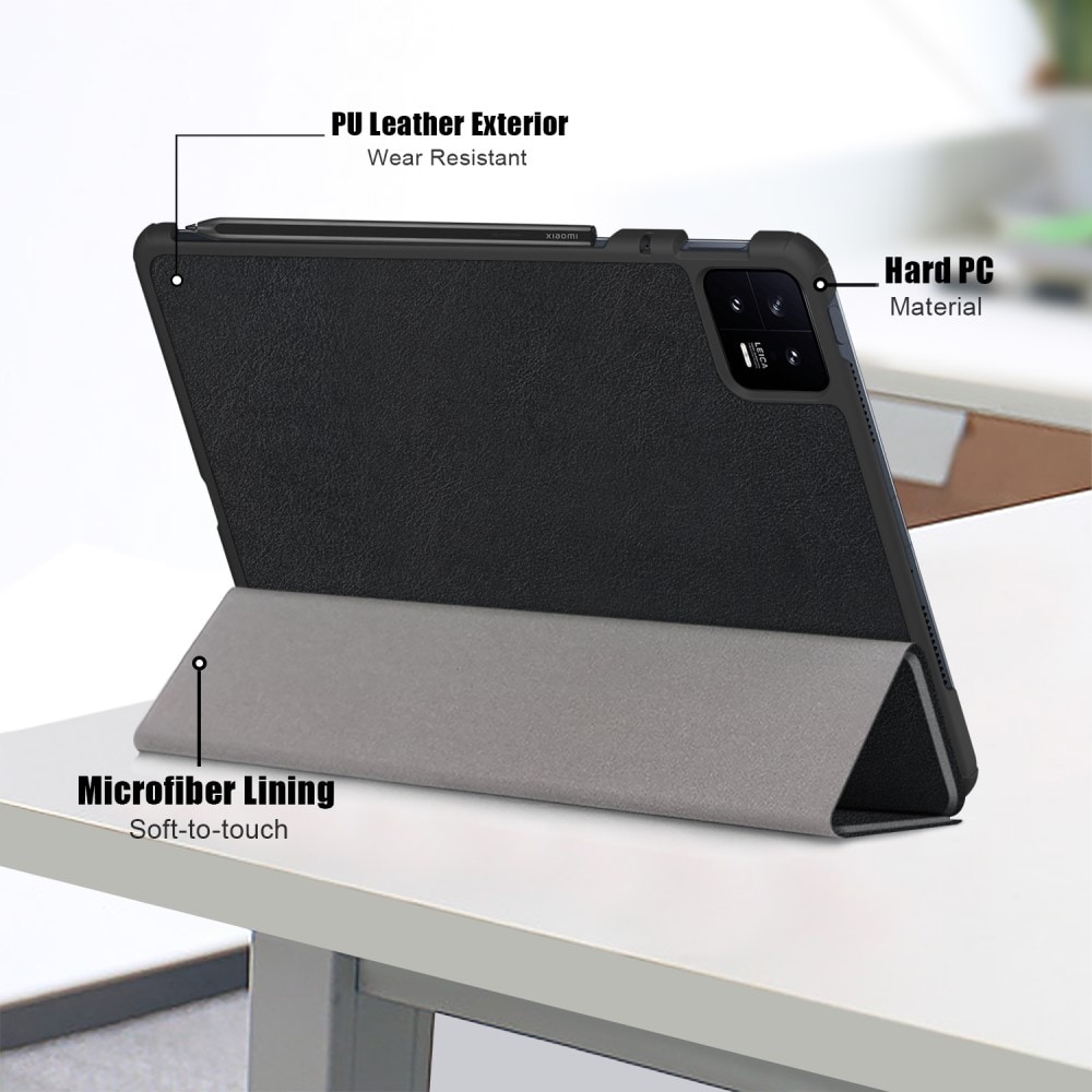 Xiaomi Pad 6 Tri-Fold etui, Svart