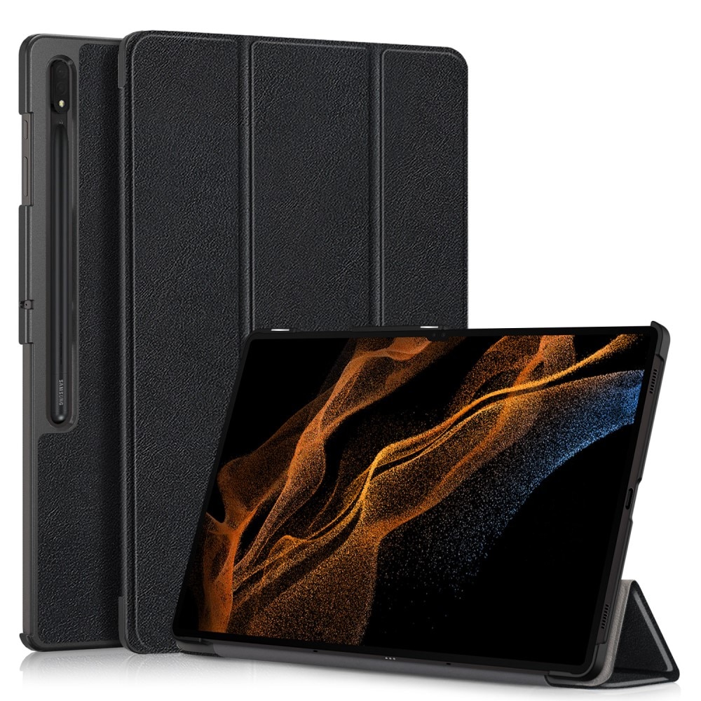 Samsung Galaxy Tab S10 Ultra Tri-Fold etui, Svart