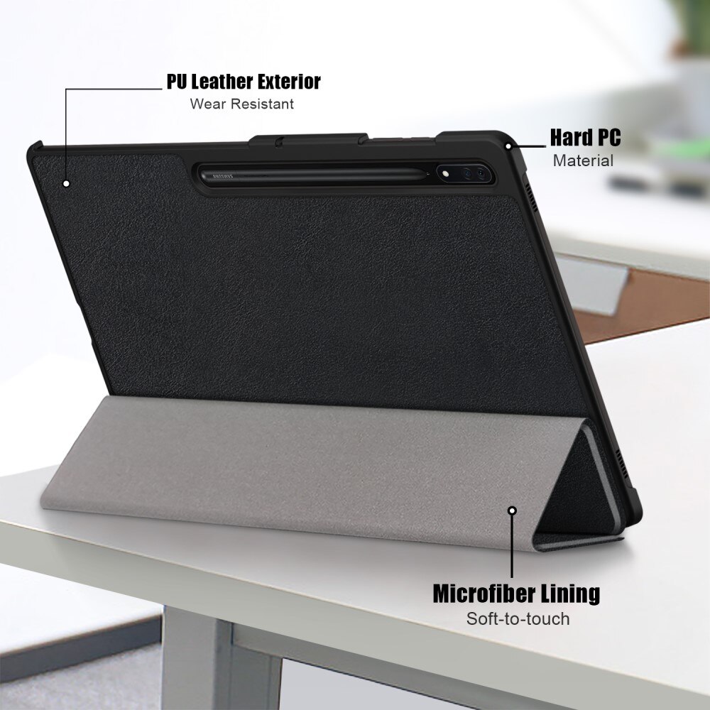 Samsung Galaxy Tab S10 Ultra Tri-Fold etui, Svart