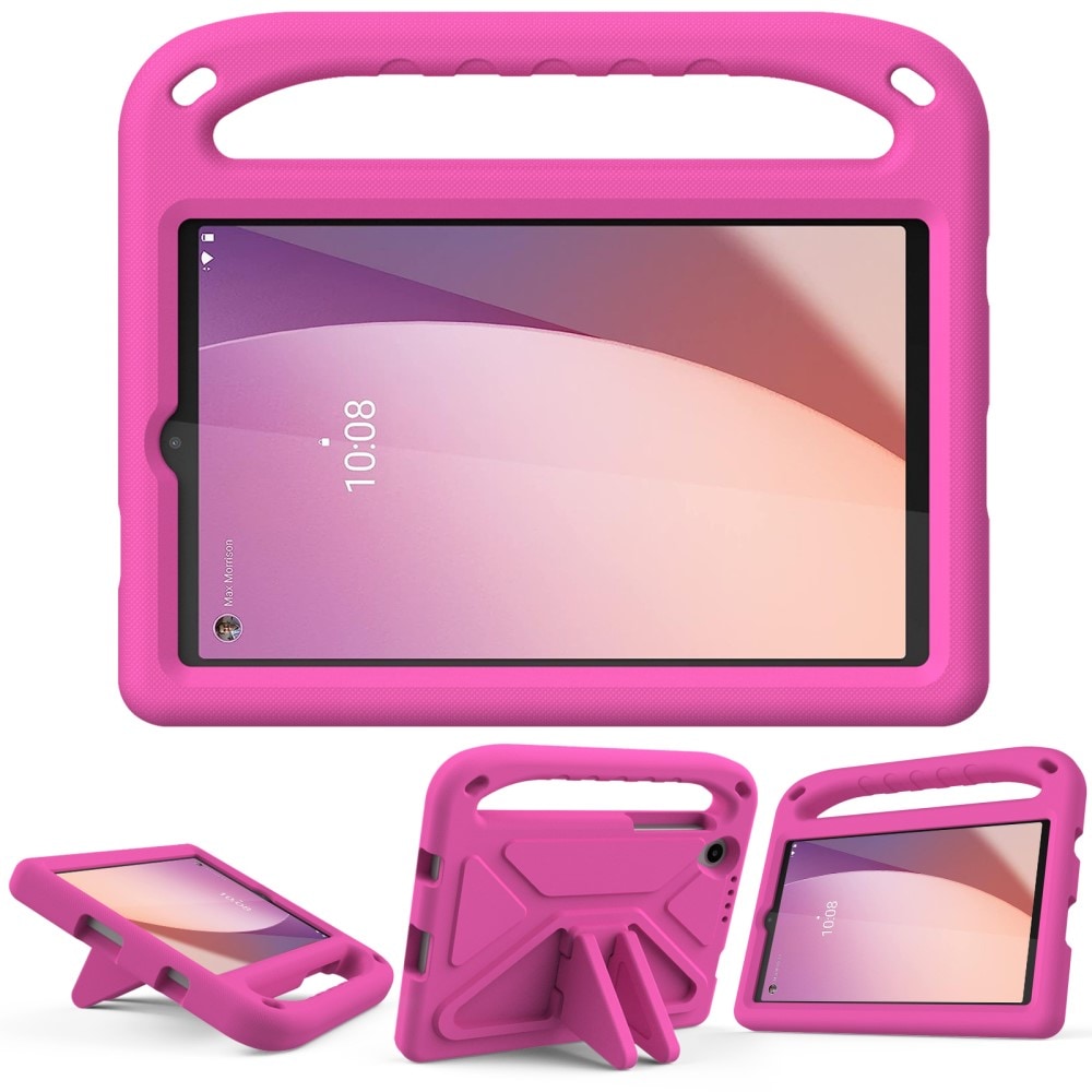  Lenovo Tab M8 (4th Gen) Støtsikkert deksel/etui med håndtak, Rosa