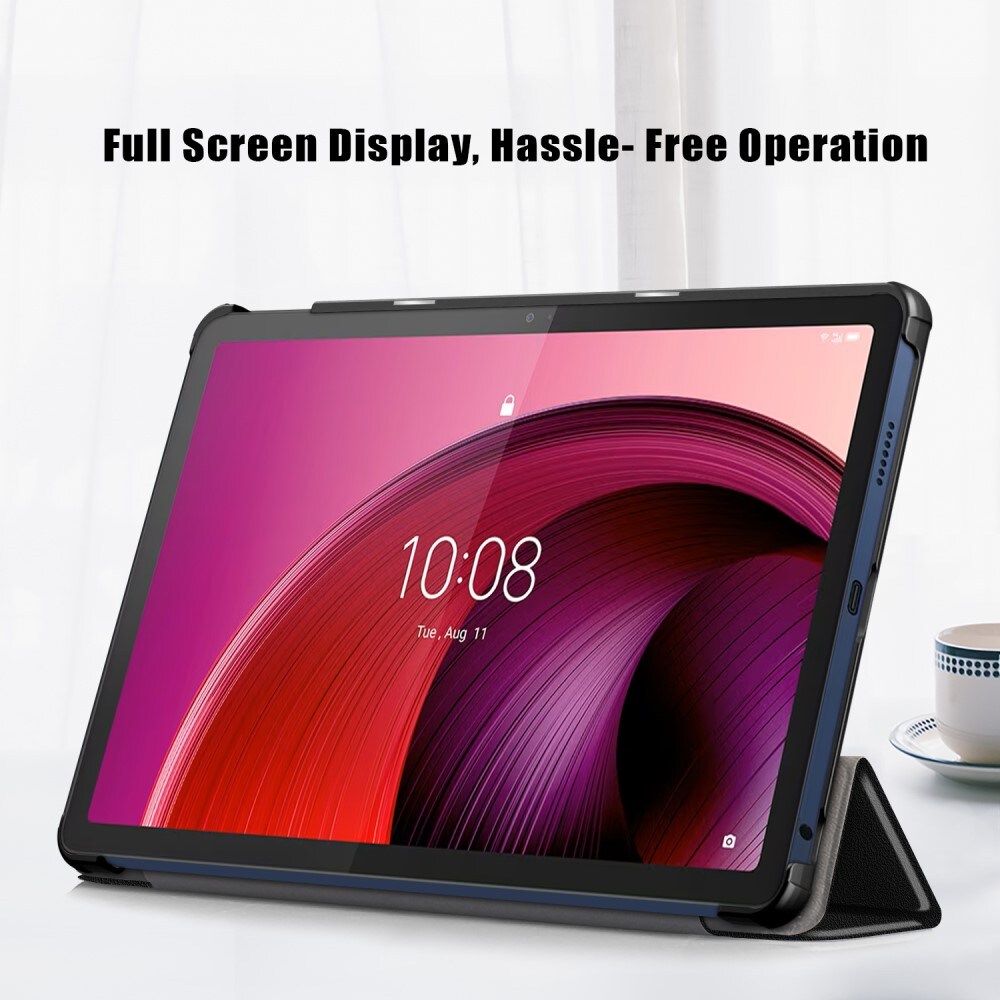  Lenovo Tab M10 5G Tri-Fold etui, Svart