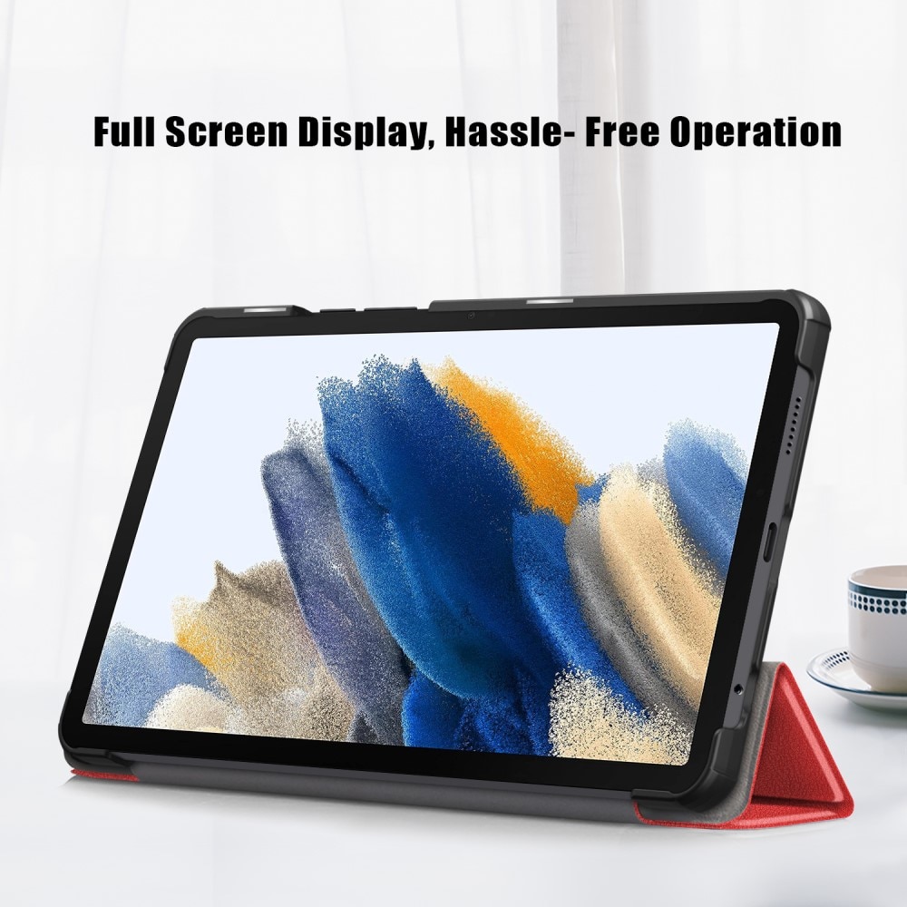 Samsung Galaxy Tab A9 Tri-Fold etui, Rød