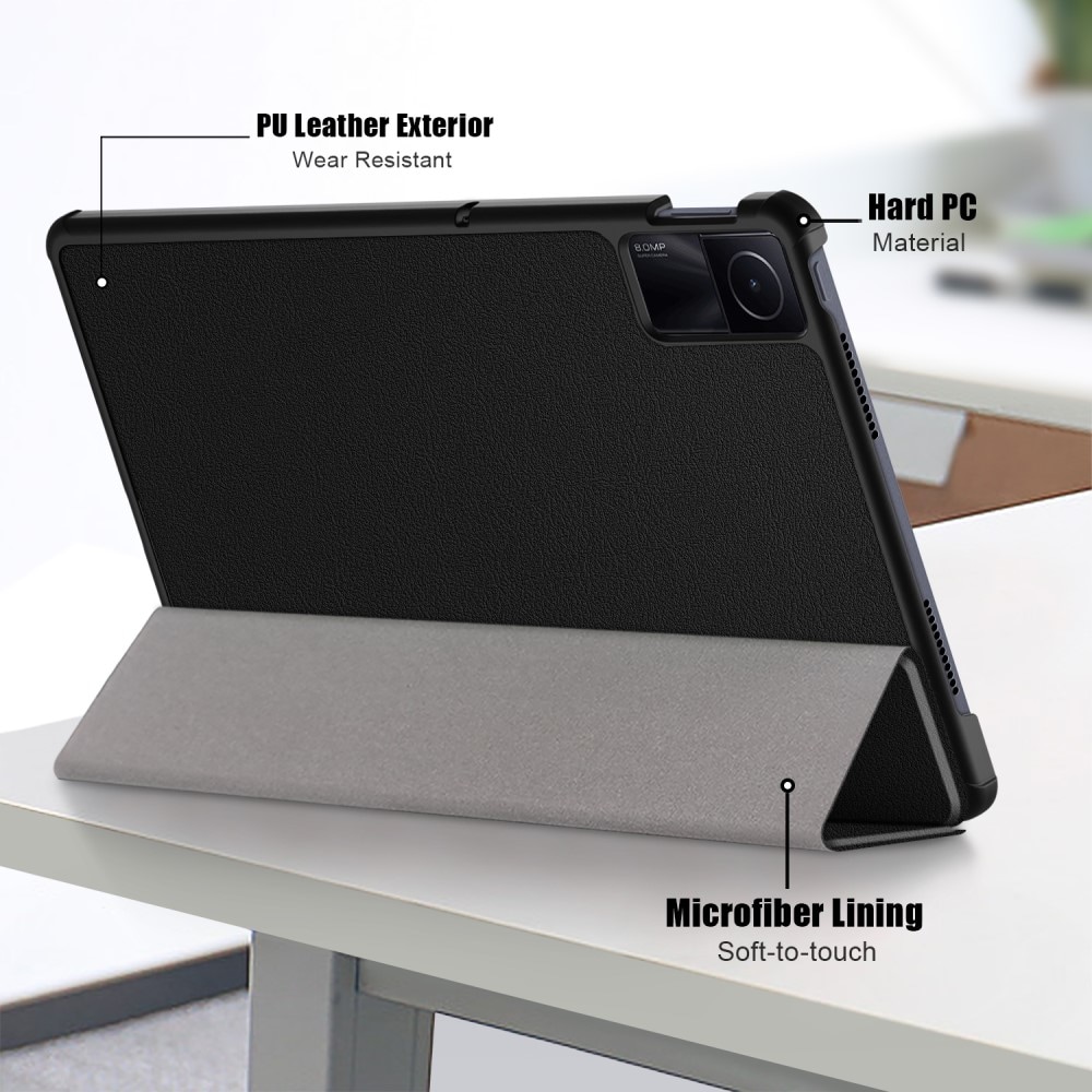 Xiaomi Redmi Pad SE Tri-Fold etui, Svart