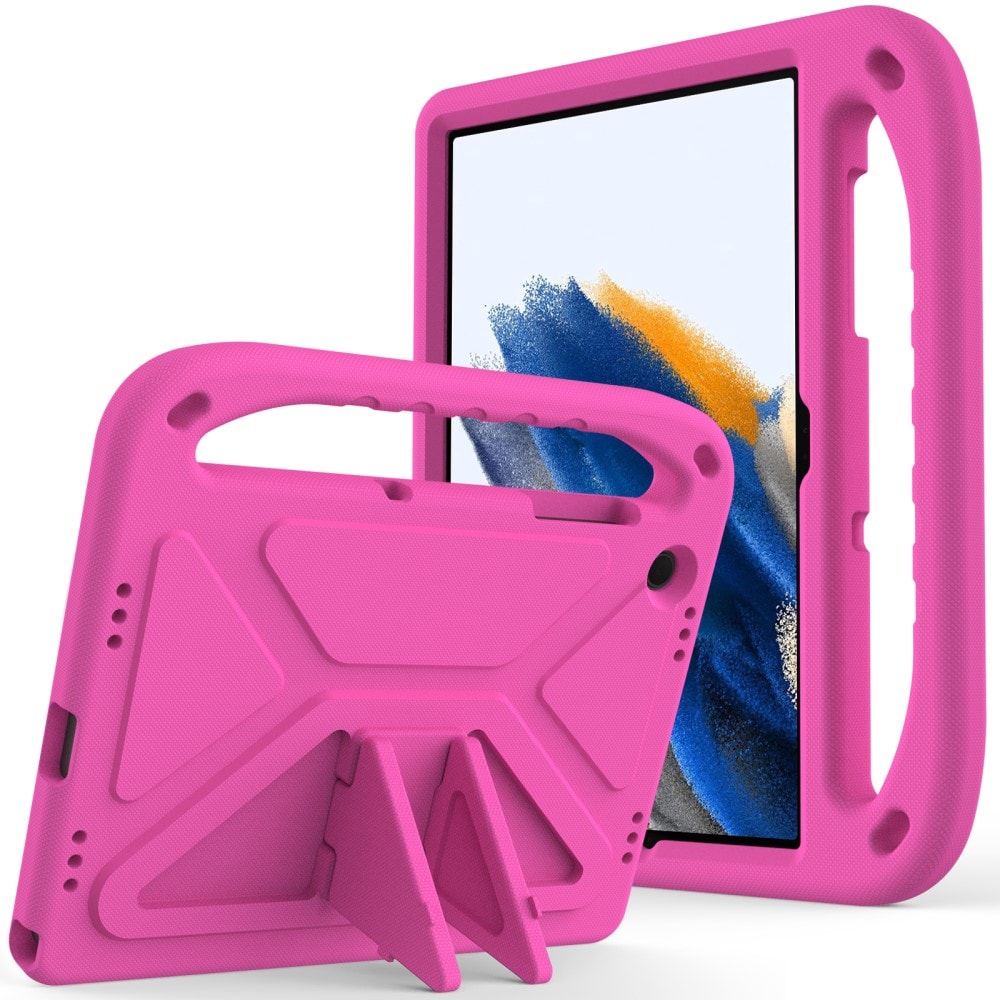 Samsung Galaxy Tab A9 Plus Støtsikkert deksel/etui med håndtak, Rosa