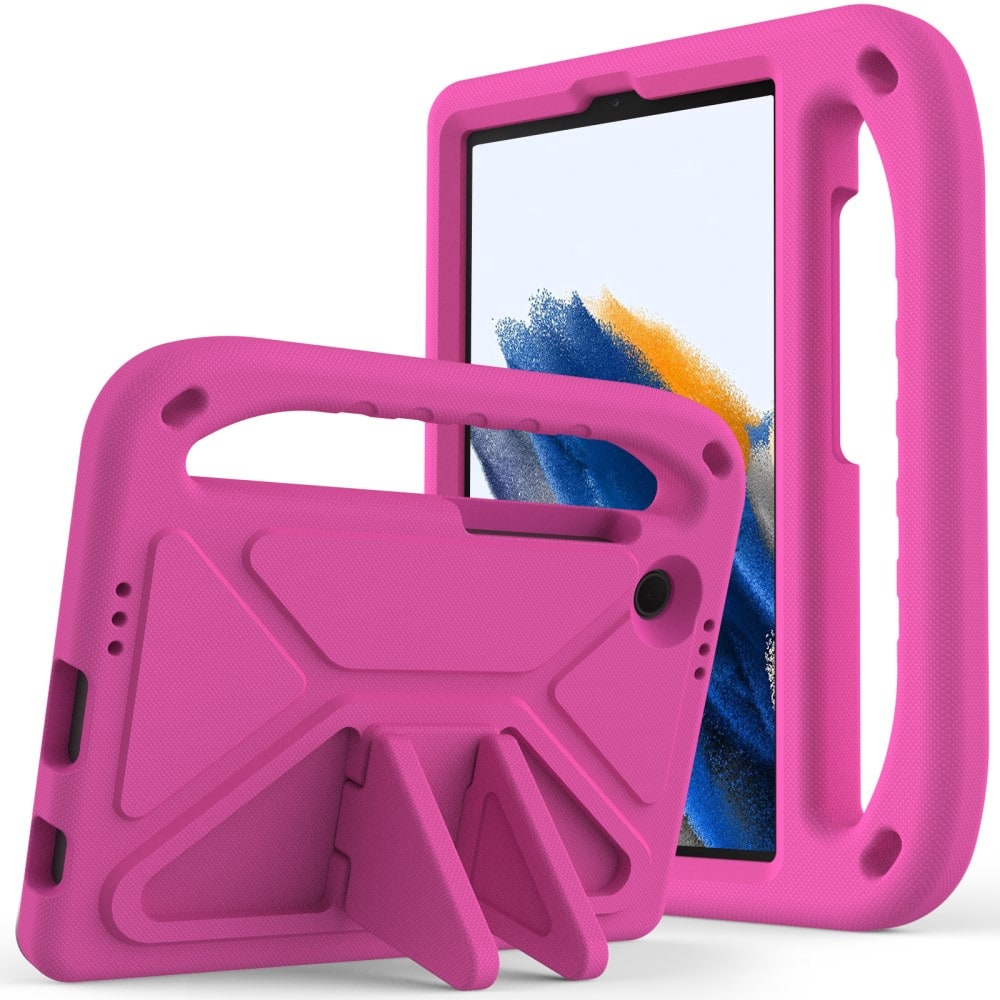 Samsung Galaxy Tab A9 Støtsikkert deksel/etui med håndtak, Rosa