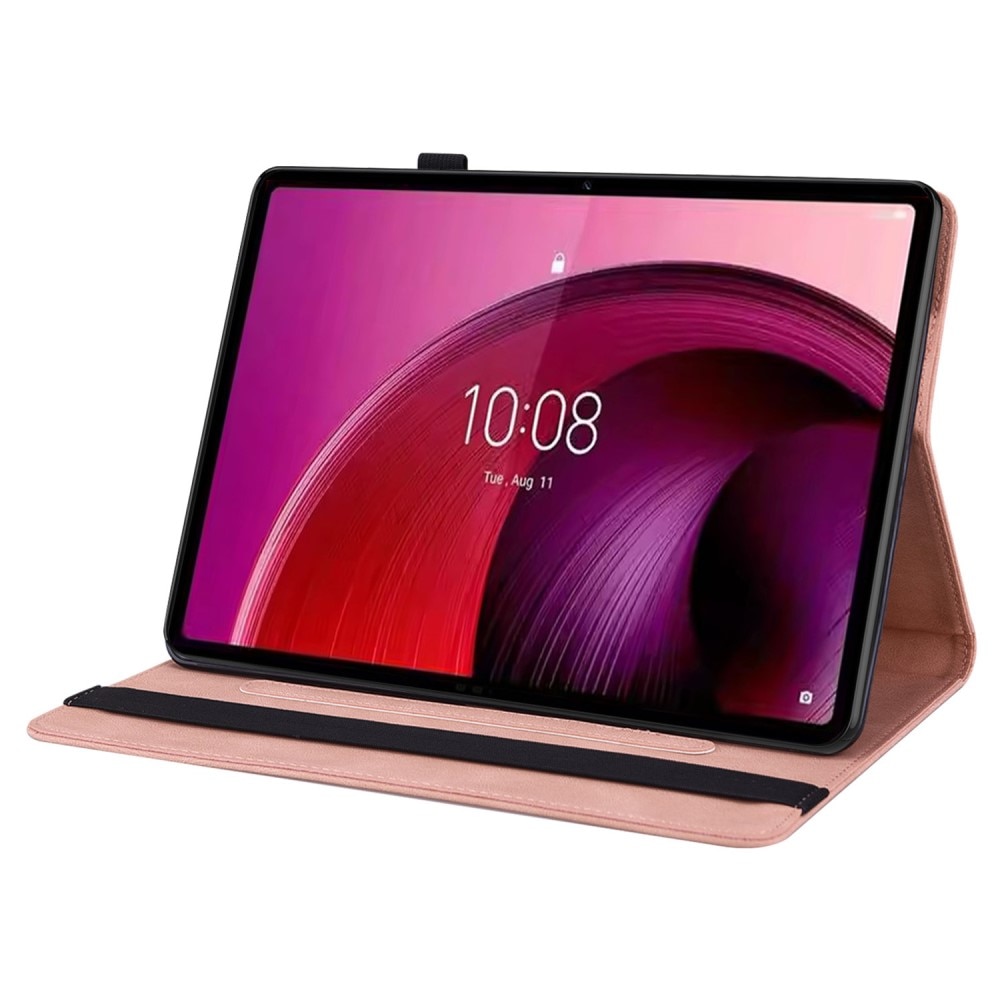  Lenovo Tab M11 Fint etui med sommerfugler, Rosa