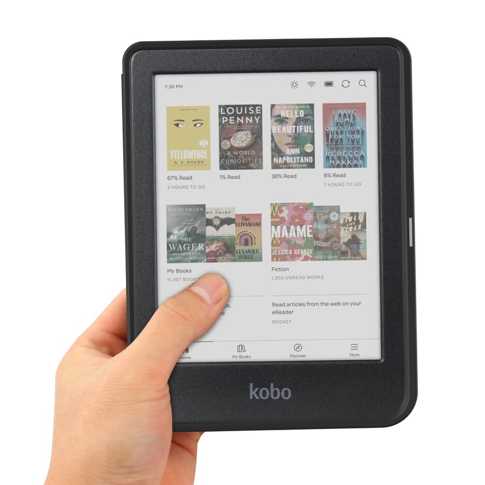 Kobo Clara Colour Beskyttende etui, Svart