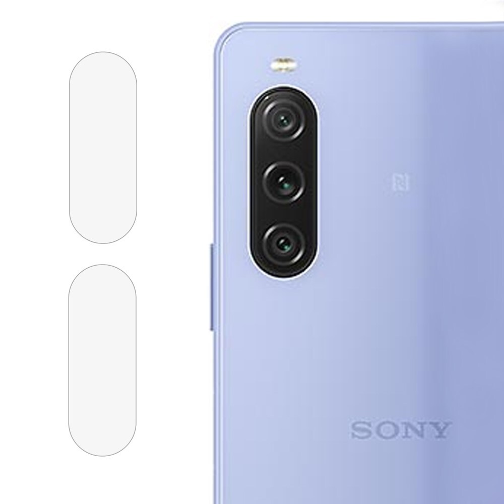 Sony Xperia 10 V Linsebeskyttelse i Herdet glass (2-pack)