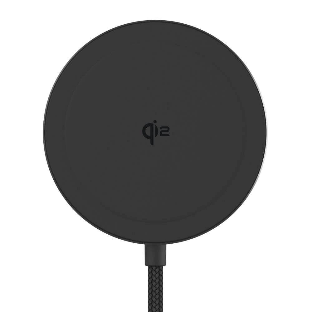 Trådløs lader Qi2 15W MagSafe, Svart