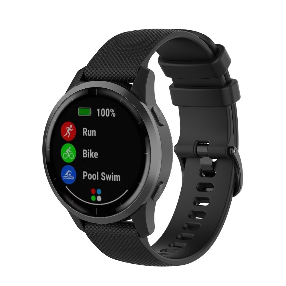 Garmin Forerunner 255 Reim i silikon, Svart