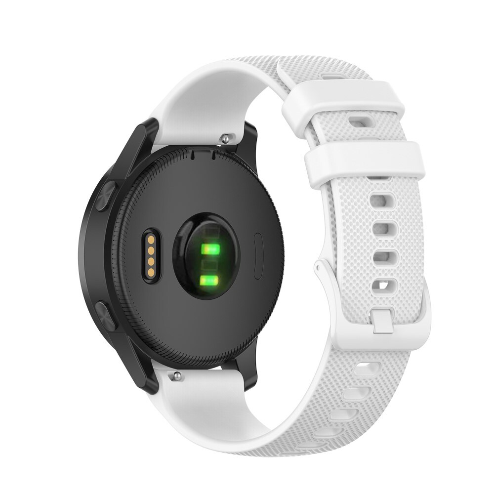 Garmin Vivoactive 4 Reim i silikon, Hvit