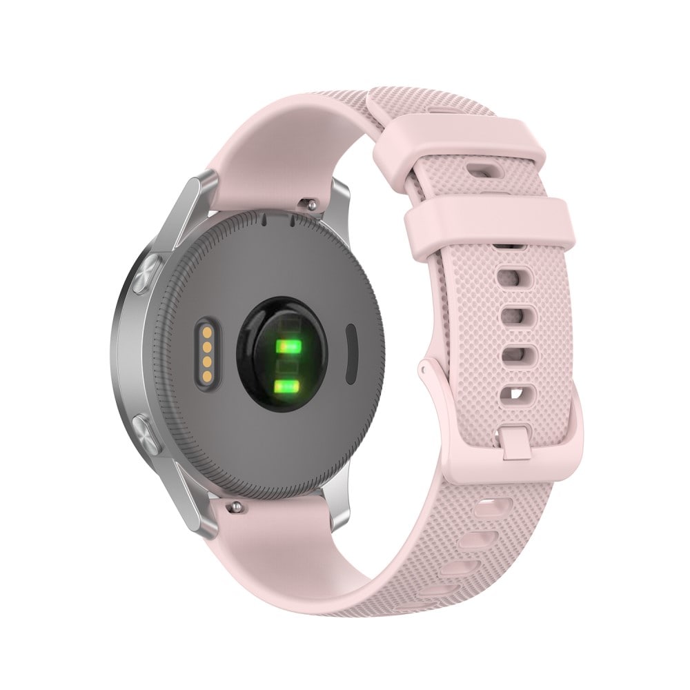 Garmin Vivoactive 4s Reim i silikon, Rosa