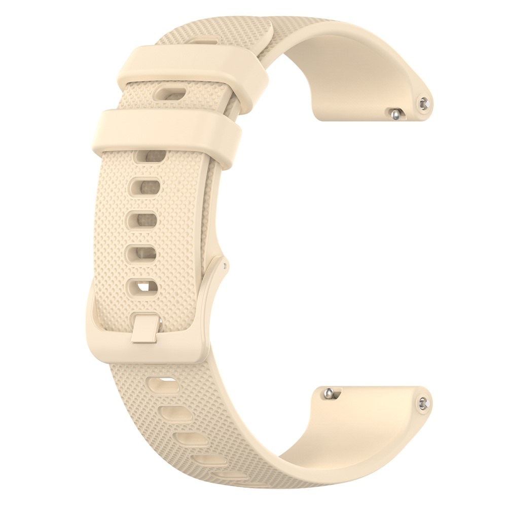 Garmin Vivoactive 4s Reim i silikon, Beige