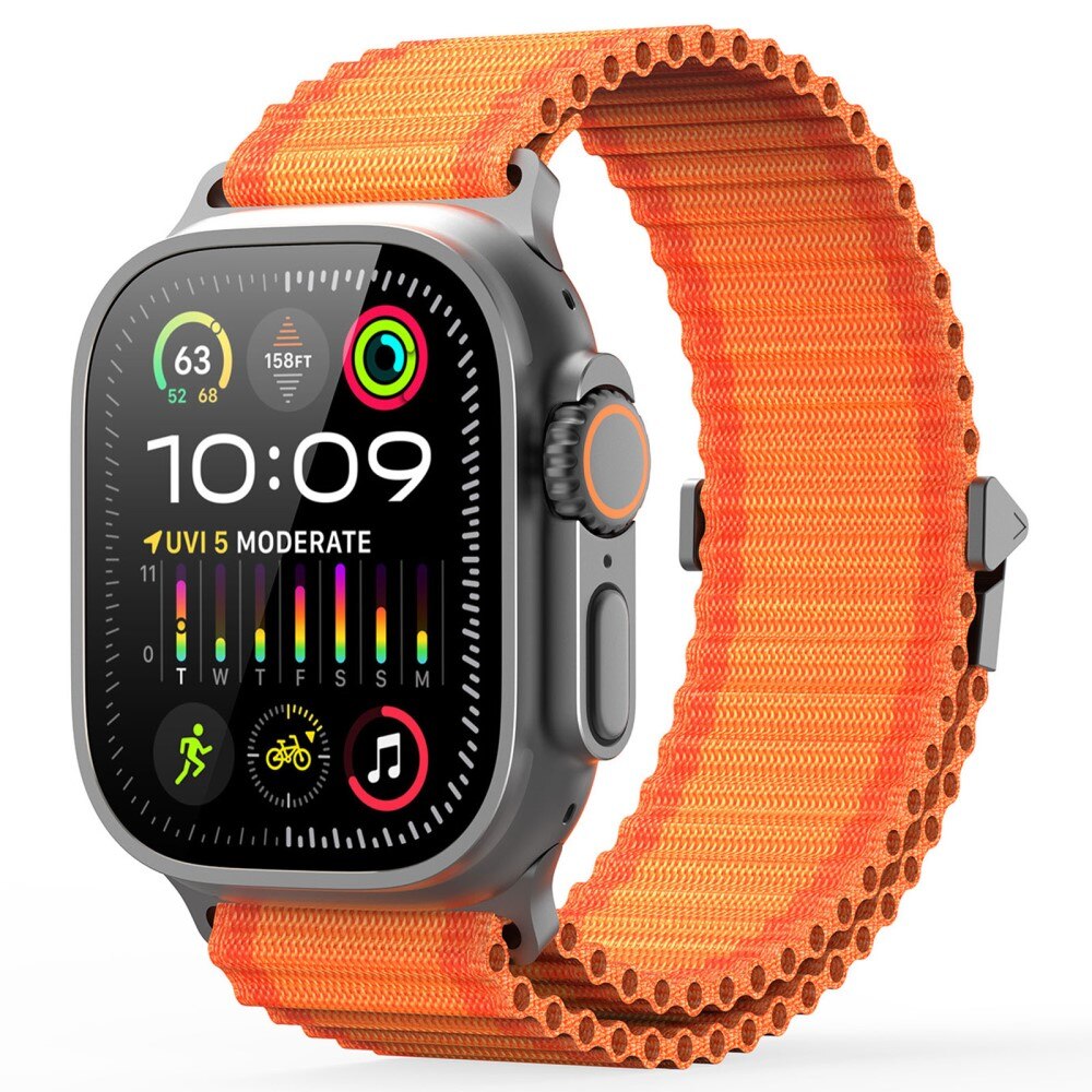 Apple Watch Ultra 49mm 1st Gen Active nylonreim, Oransje