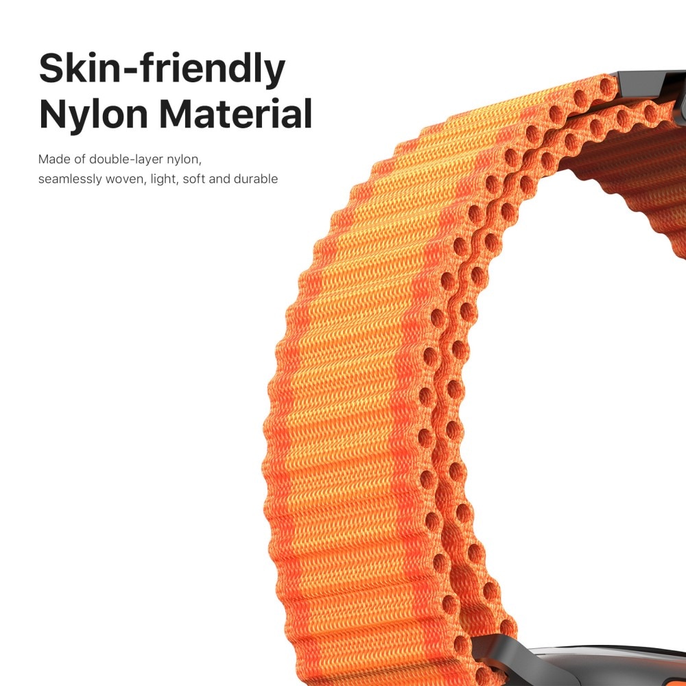 Apple Watch Ultra 49mm 2nd Gen Active nylonreim, Oransje