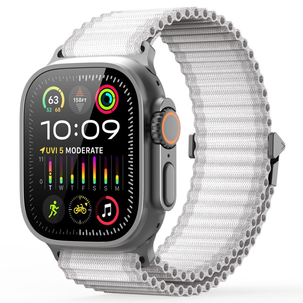 Apple Watch Ultra 49mm 2nd Gen Active nylonreim, Hvit