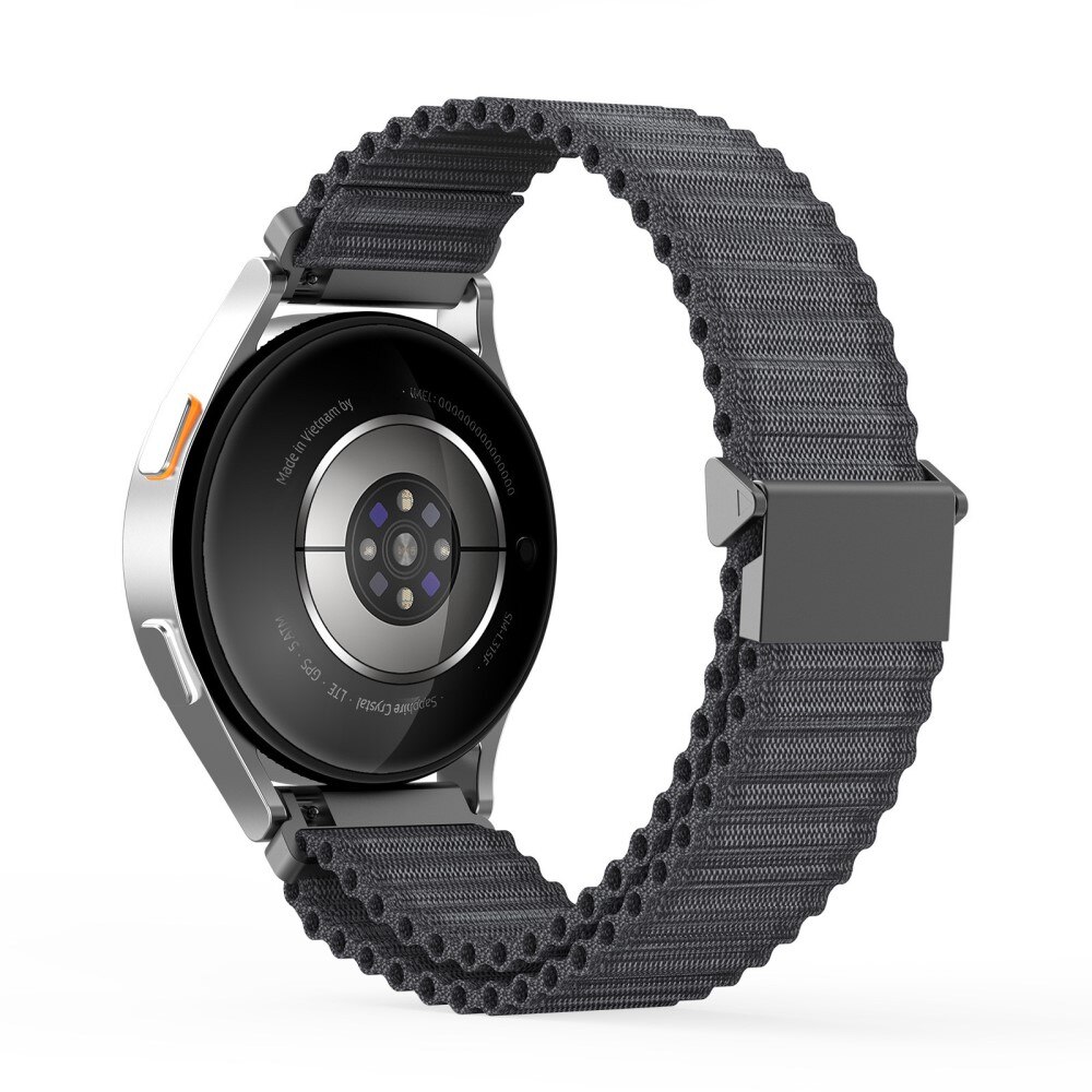 Samsung Galaxy Watch 7 44mm Active nylonreim, Svart