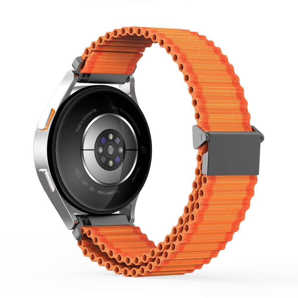 Samsung Galaxy Watch 7 40mm Active nylonreim, Oransje