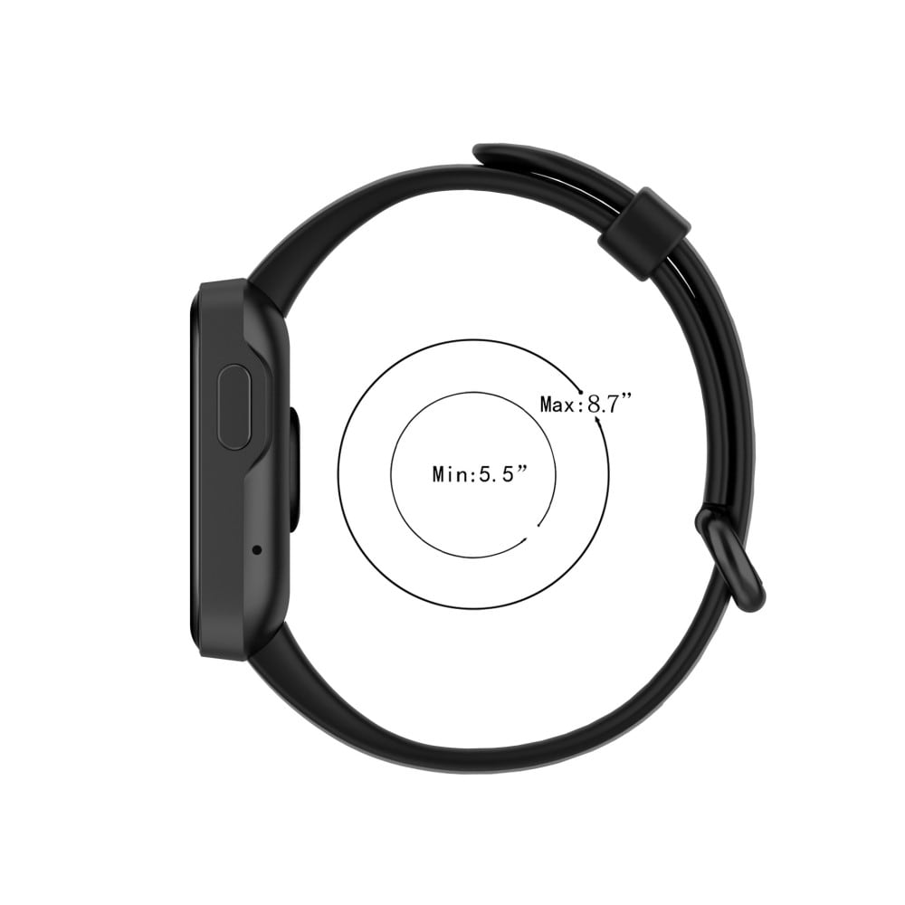 Xiaomi Mi Watch Lite Reim i silikon, Svart