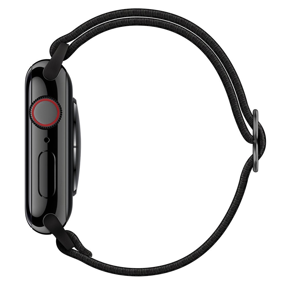 Apple Watch SE 44mm Elastisk armbånd, Svart