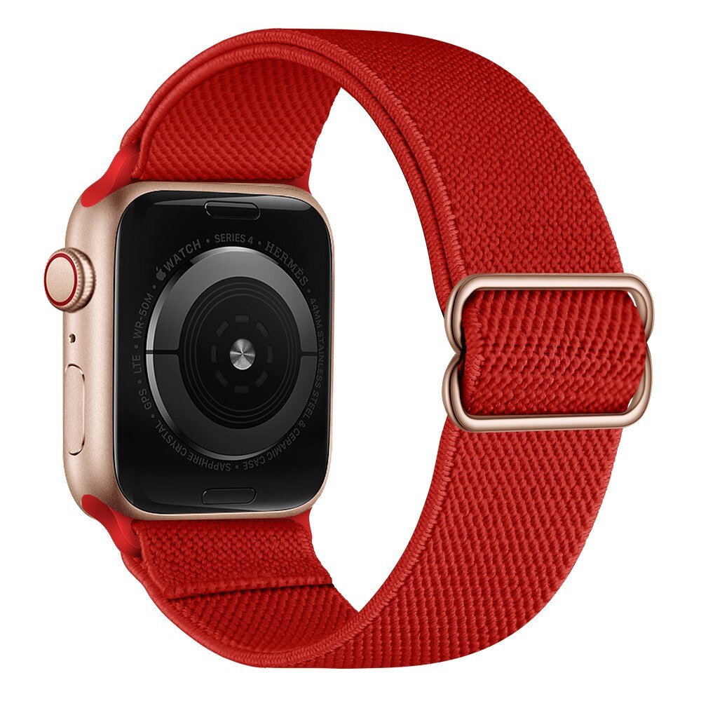 Apple Watch Series 10 42mm Elastisk armbånd, Rød