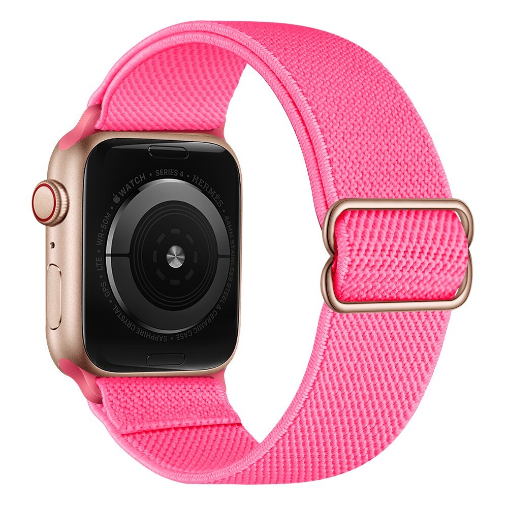 Apple Watch Series 9 45mm Elastisk armbånd, Rosa