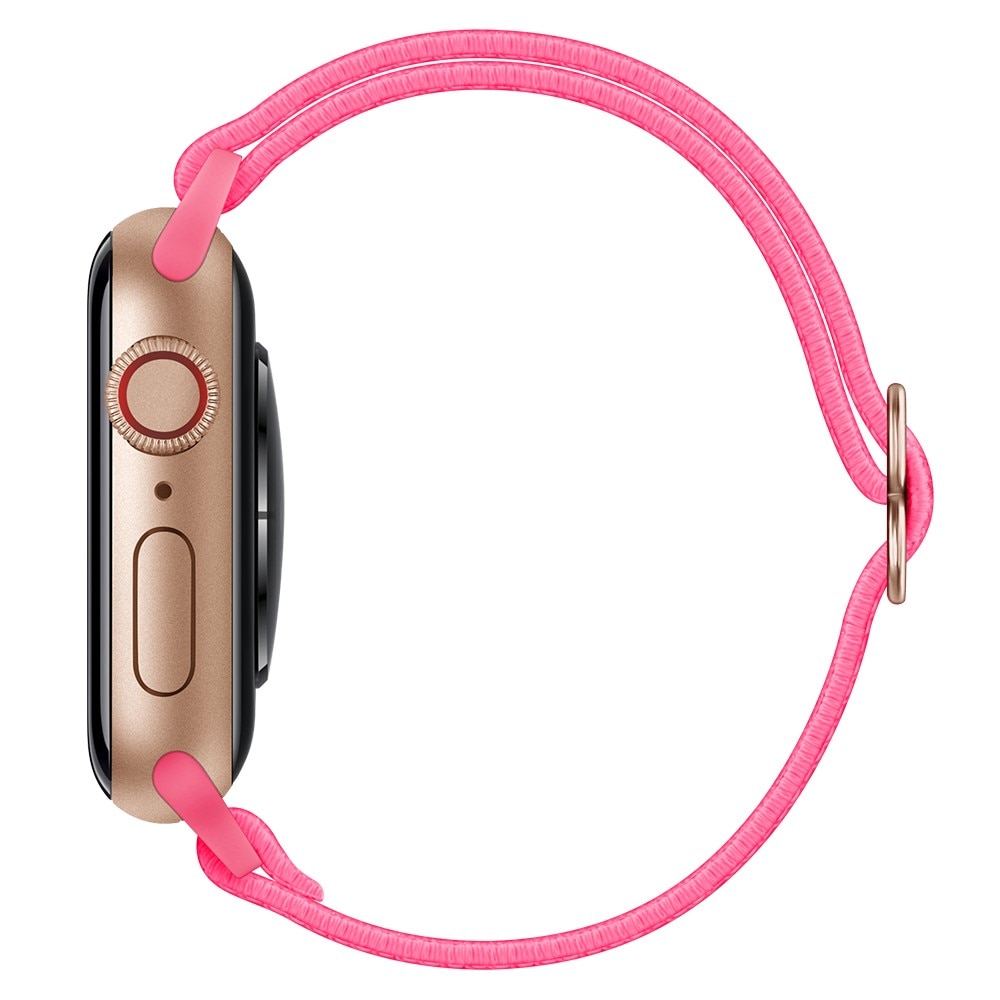 Apple Watch Series 9 41mm Elastisk armbånd, Rosa