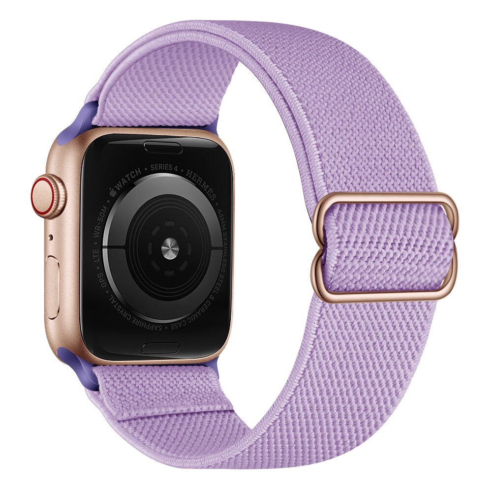 Apple Watch Series 9 45mm Elastisk armbånd, Lilla