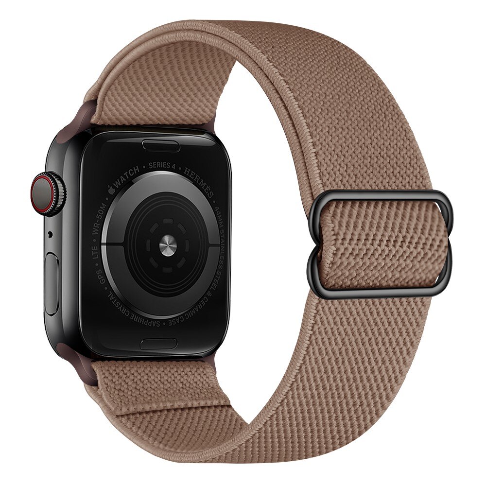 Apple Watch Series 9 41mm Elastisk armbånd, Brun