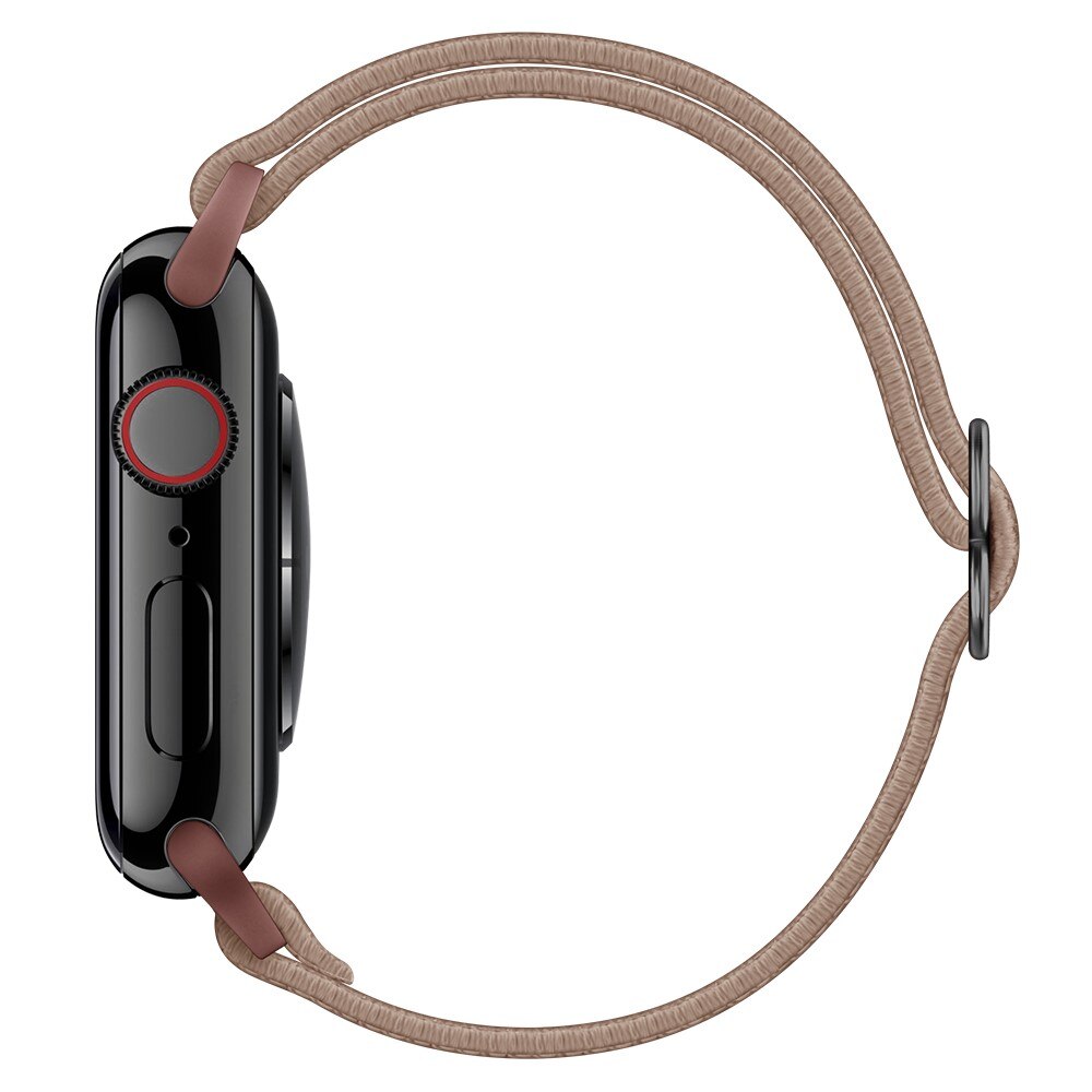 Apple Watch Series 8 41mm Elastisk armbånd, Brun