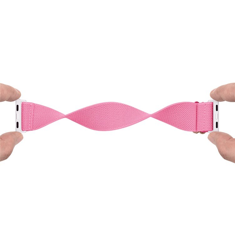 Apple Watch SE 44mm Elastisk armbånd, Rosa