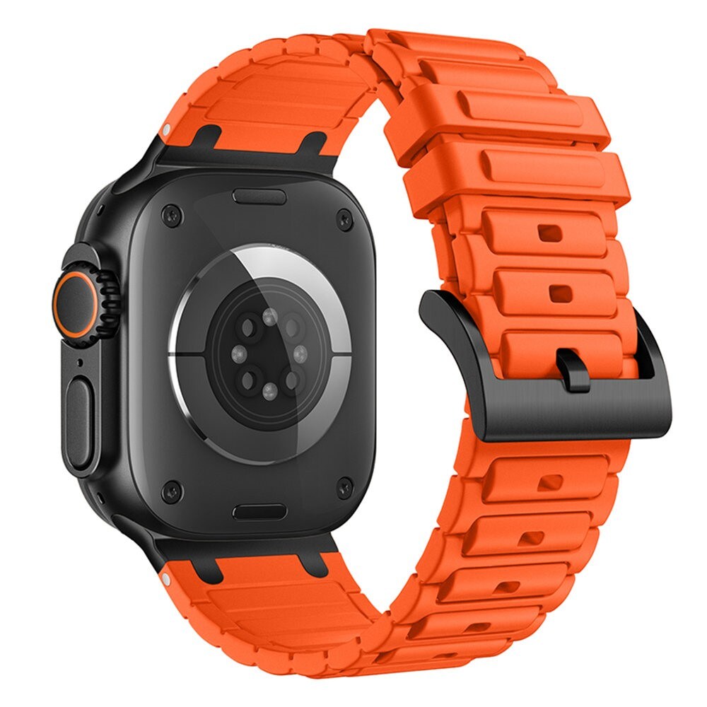 Apple Watch Ultra 49mm 1st Gen Tough Reim i silikon, Oransje