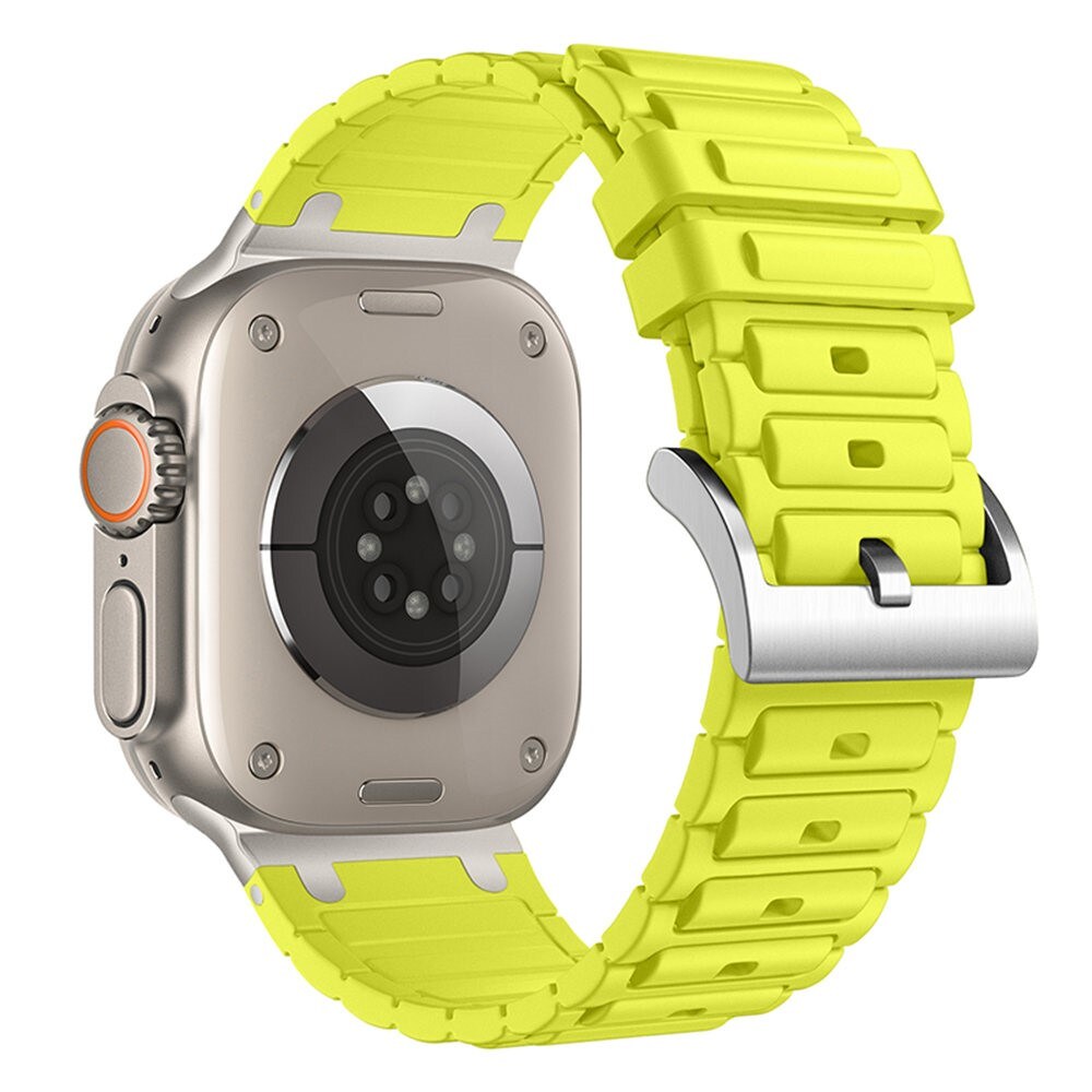 Apple Watch Series 8 45mm Tough Reim i silikon, Gul