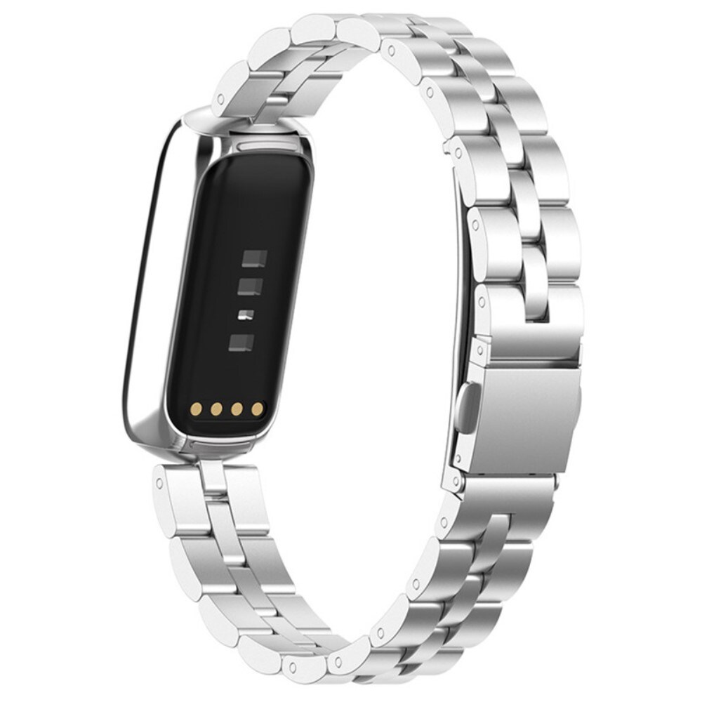 Fitbit Luxe Elegant lenkereim i metall, Sølv