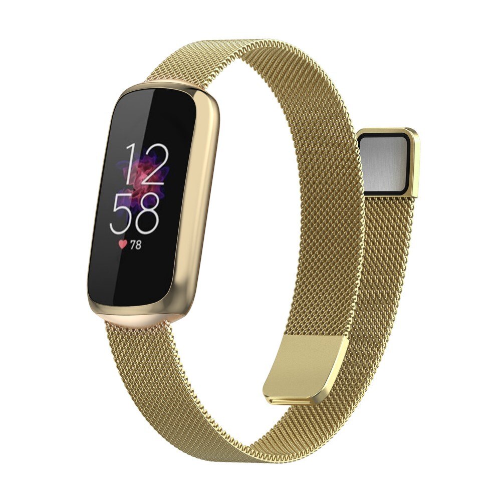 Fitbit Luxe Reim Milanese Loop, Gull