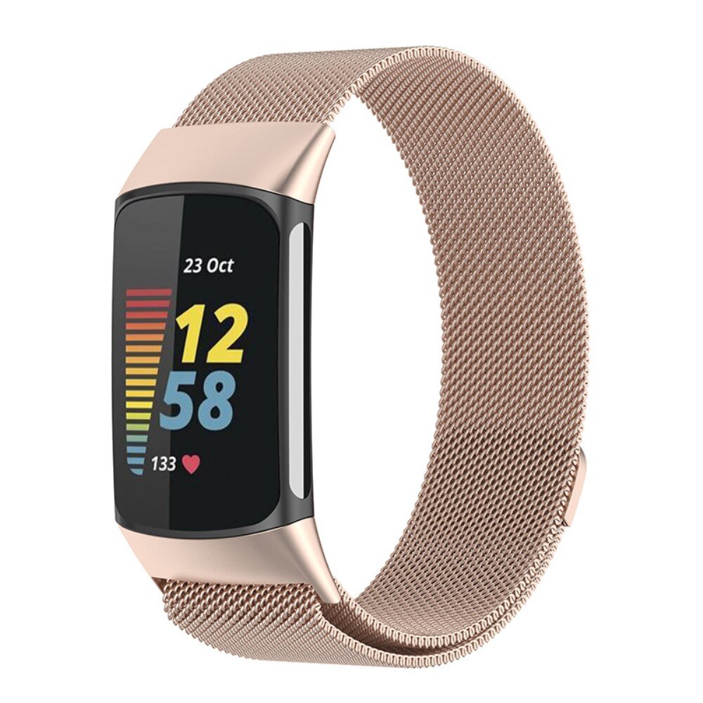 Fitbit Charge 6 Reim Milanese Loop, Gull